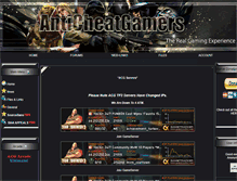 Tablet Screenshot of anticheatgamers.net